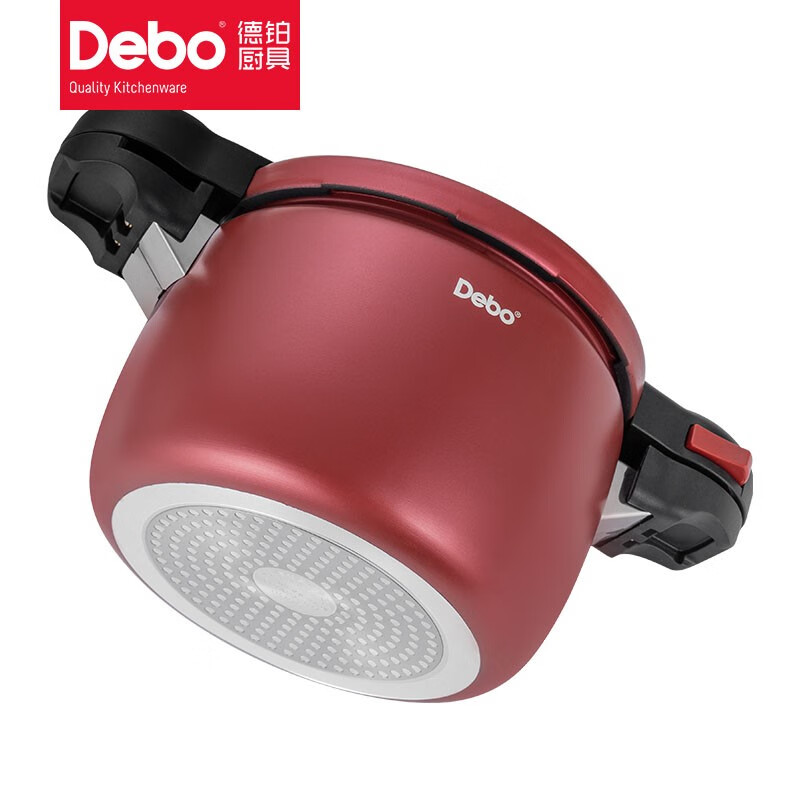 德铂(Debo) 铂爵高压锅红色 DEP-829高清大图