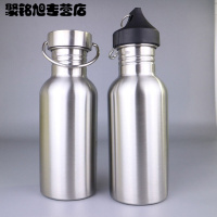 单层不锈钢运动水壶大容量冷水杯户外军迷水壶便携简约水杯