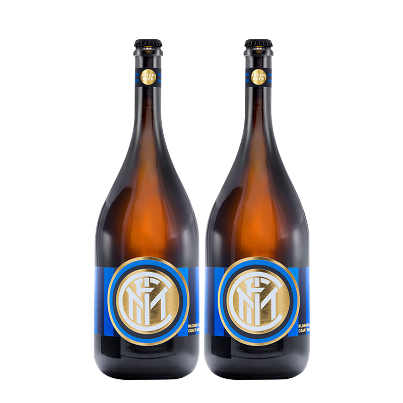 意大利原装进口国际米兰手工精酿啤酒Inter Beer 12.5度麦芽酿造1.5L*2瓶