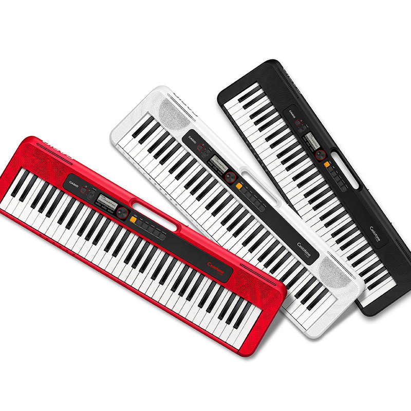 卡西欧casio电子琴cts200三色时尚便携潮玩儿童成人娱乐学习电子琴61