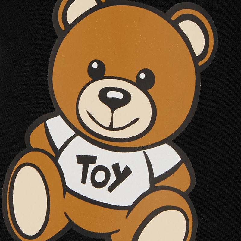 香港直邮 MOSCHINO莫斯奇诺 UNDERBEAR印花长袖圆领套头加绒卫衣女士