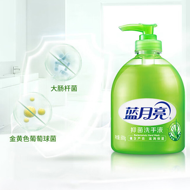蓝月亮洗手液套装500g*5瓶温和滋润芦荟香80002221高清大图