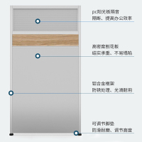 振奥 办公桌职员现代财务室桌员工卡位座电脑桌椅组合(单人位-不含柜椅)