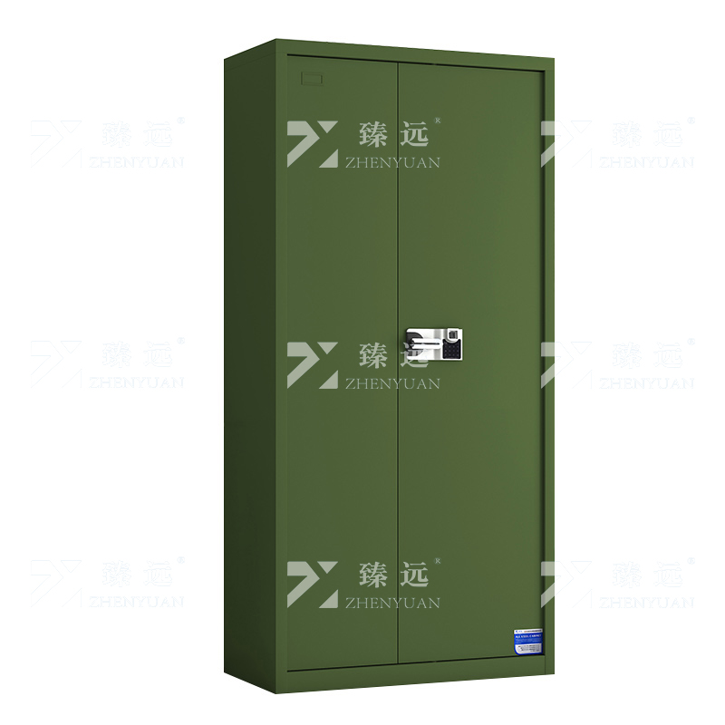 臻远 ZYJJ-80075 保密柜 绿色通门智能指纹密码锁 长900*宽420*高1850 单位:1台高清大图