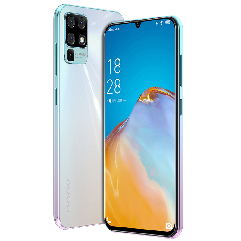 朵唯 X50 Pro 智能手机 6GB+128GB 幻彩玻璃机身 水滴全面屏4G全网通游戏拍照超薄老人学生双卡双待