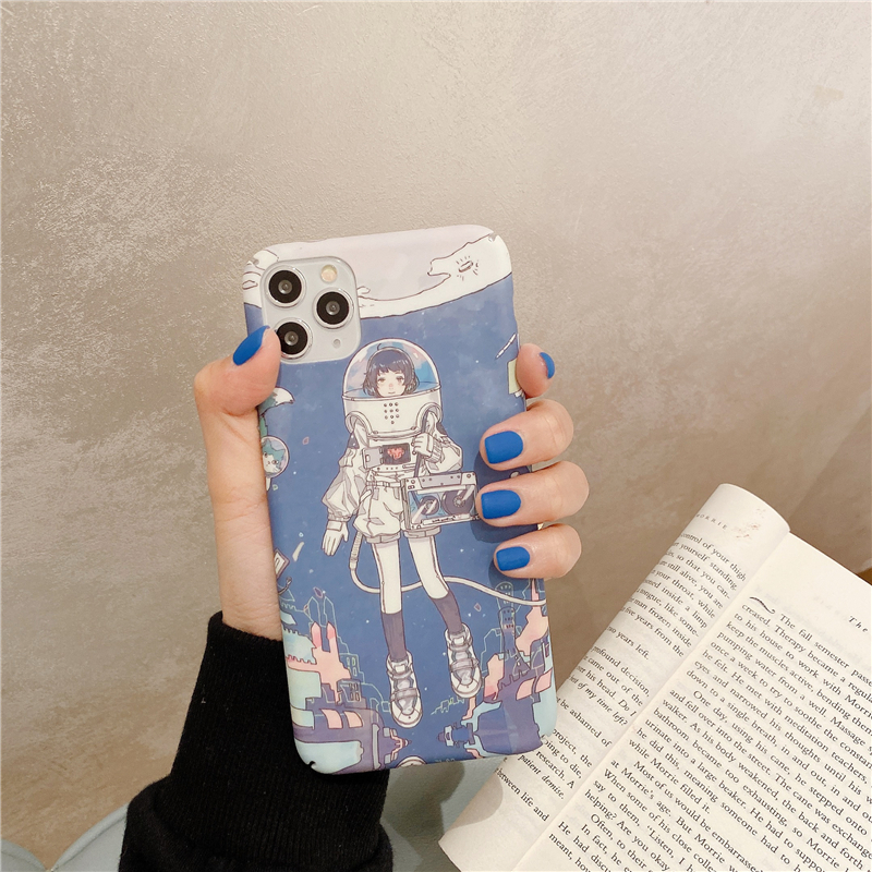 火豹卡通宇航员vivo9s手机壳20磨砂硬壳i/23/2/y66/y6/y9/y85/y