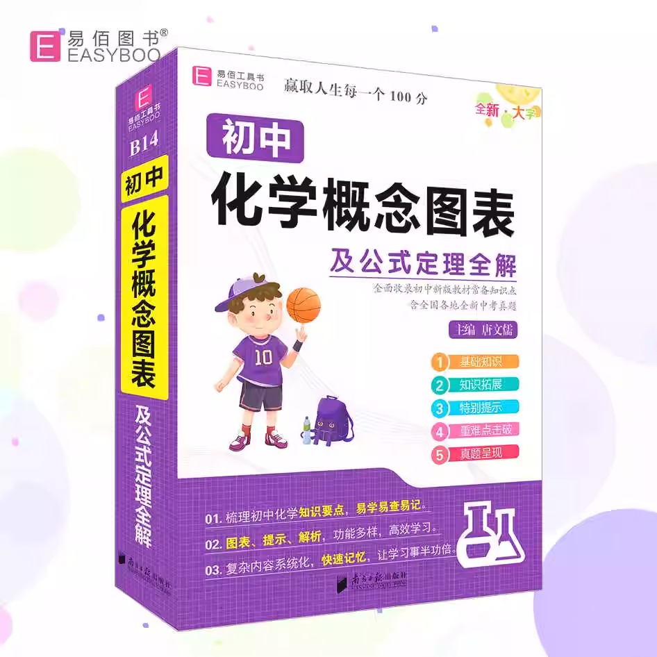 初中英语语法 初中通用 [正版]2024易佰工具书初中语数英物化生政史地基础知识及要点考点全解 初一初二初三七八九年级基高清大图