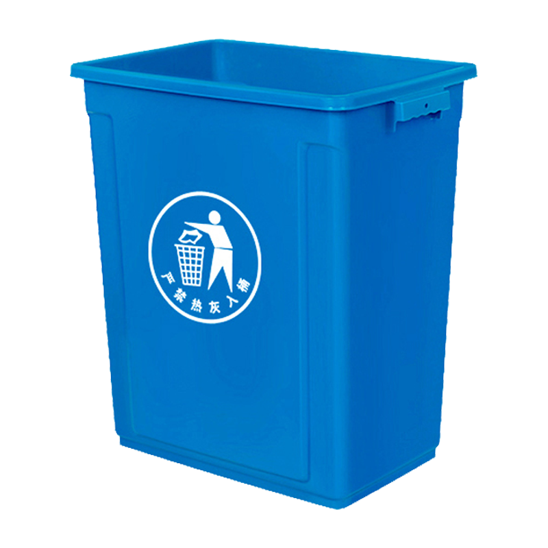 奇桄烁垃圾桶60L蓝色个高清大图