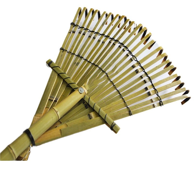 竹耙搂草耙大耙子竹熊手园艺工具道具耙出口日本农用耙子 33齿竹耙