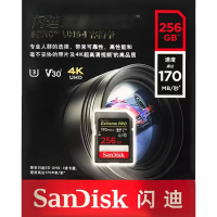 【免邮】闪迪(SanDisk) 超速 SD卡 256G存储卡单反相机内存卡 读170MB/s写90MB/s 支持4K拍摄