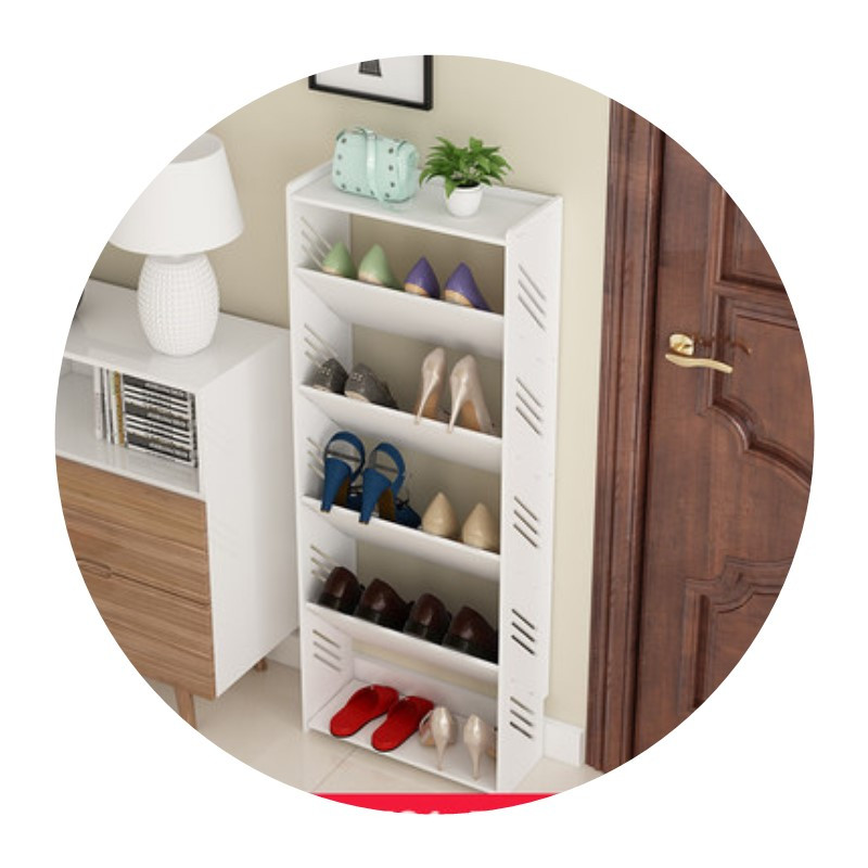 鞋架鞋柜超薄款17cm门口家用斜插多层倾斜式室外楼道走廊防雨户外鞋柜