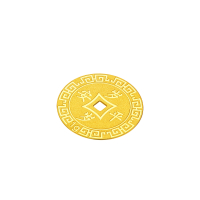 周大福压岁钱岁岁平安足金黄金金币计价(工费:60元)EOF45甄品
