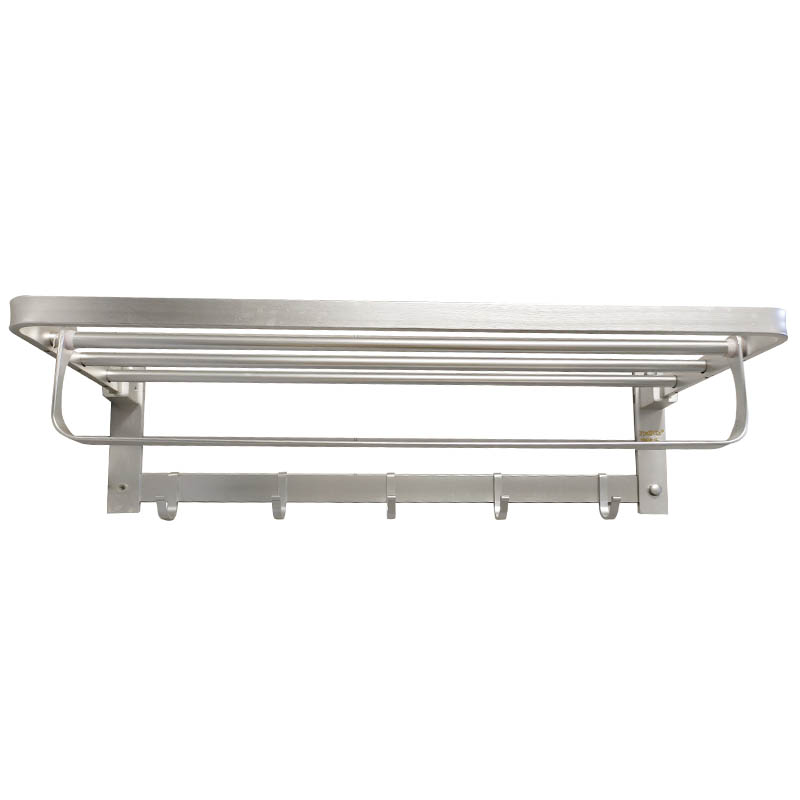 金迪乐浴室壁挂毛巾架子活动浴巾架60*22*16cm/组高清大图