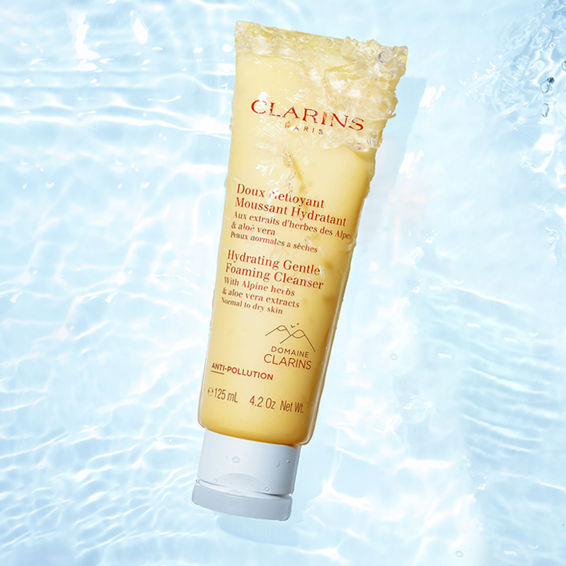 CLARINS 娇韵诗 舒缓泡沫洁面膏125ml 洗面奶 控油平衡 深层清洁 各种肤质通用