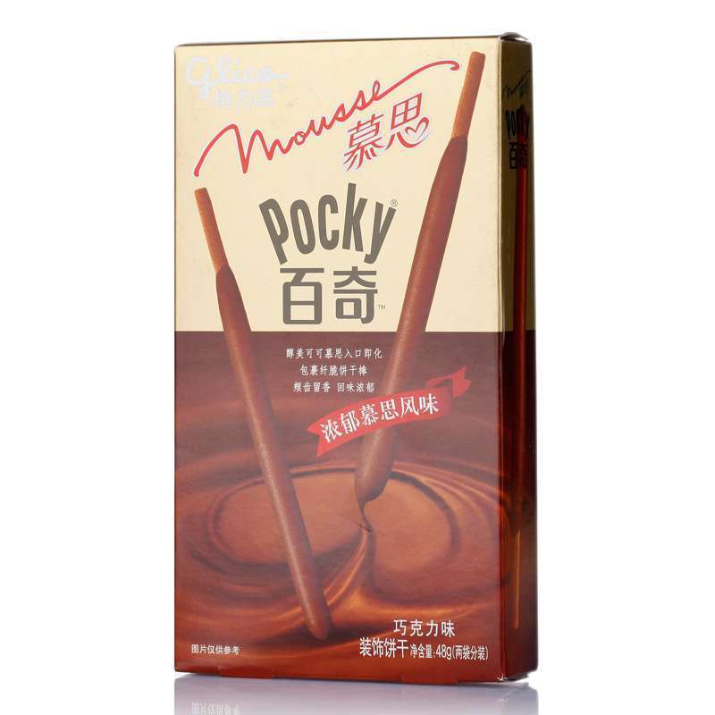慕思百奇巧克力味装饰饼干(涂层型)48g