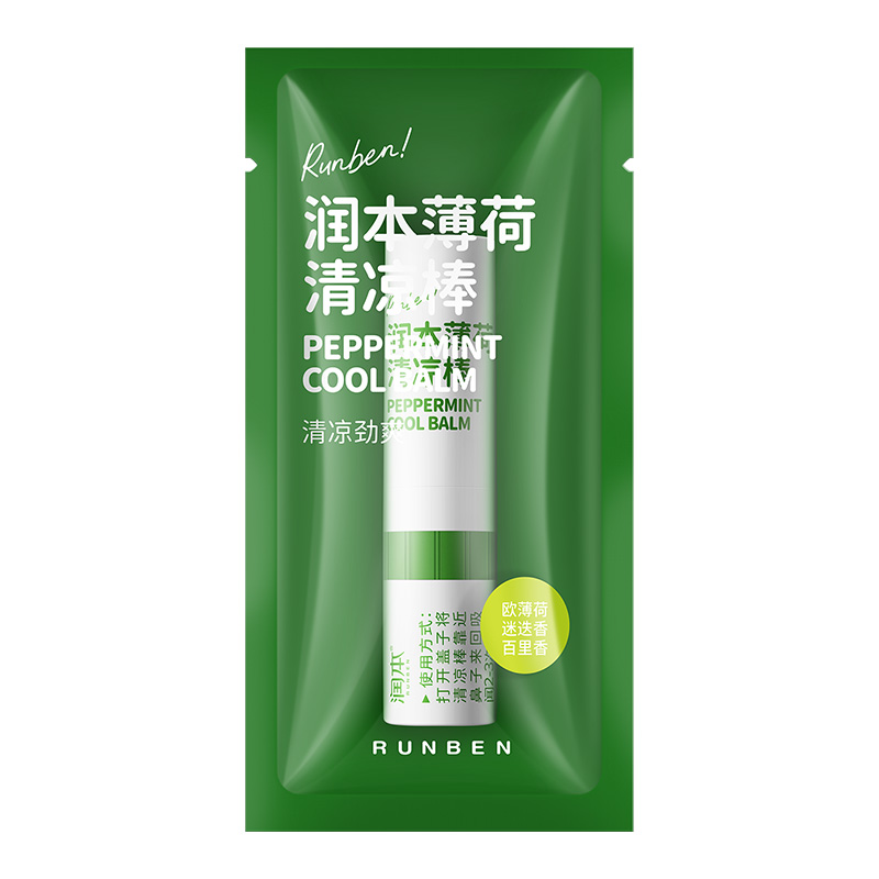 润本 薄荷清凉棒1.5ml --薄荷清凉棒;3支高清大图