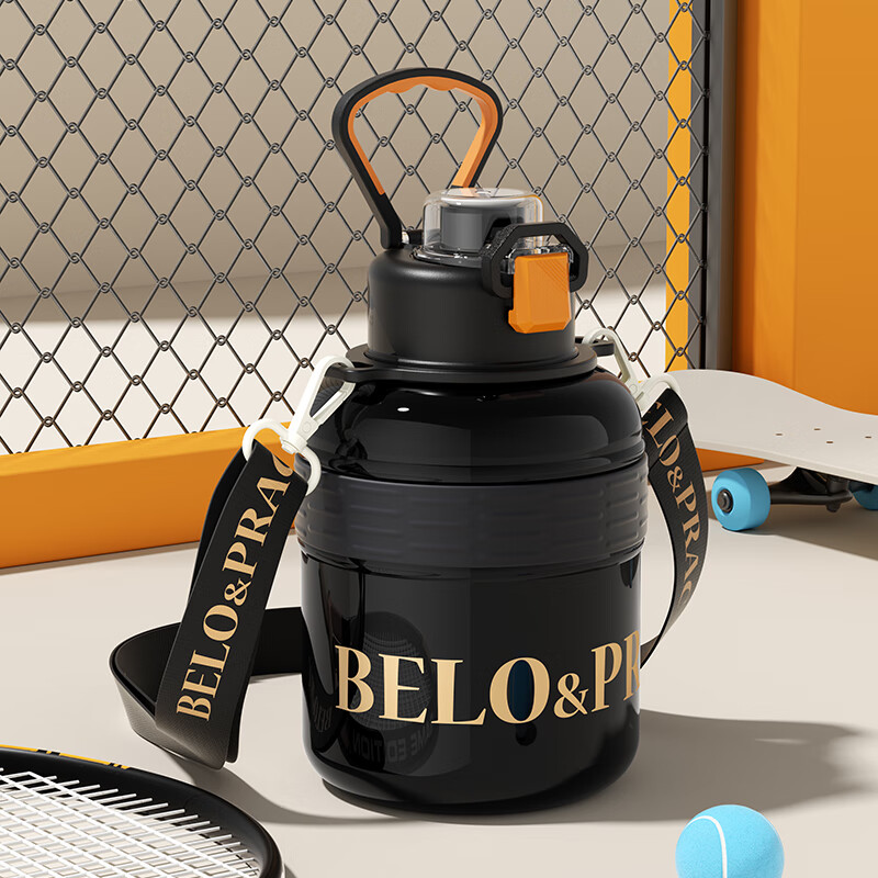 贝洛可 户外外出便携大容量跃动-随行墩墩保温壶 960ml BK230高清大图