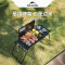 Naturehike挪客重山迷你烧烤桌CNK2450CF014黑色