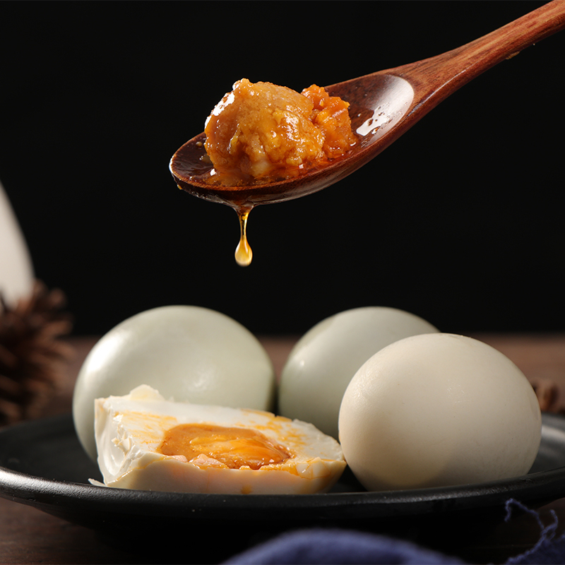 溢流香熟食咸鸭蛋(绿色食品)55g-2