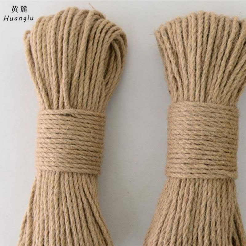黄麓 黄麻绳 20mm 米图片