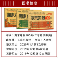 2021期末冲刺100分三年级下册试卷语文数学英语全套3册人教版部编版