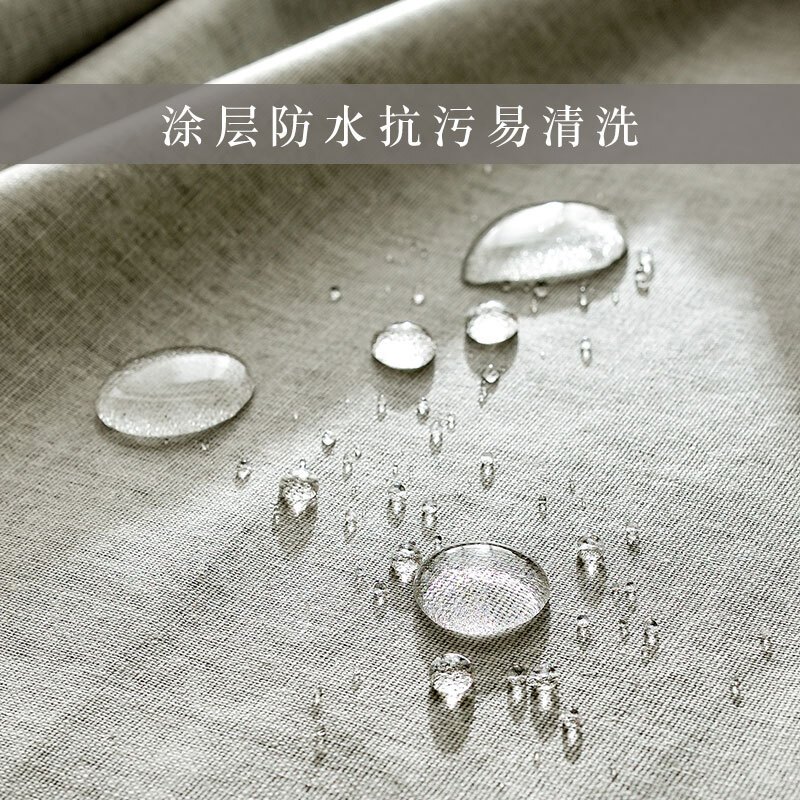 北欧风茶几桌布布艺防水防烫防油免洗长方形台布棉麻小清新餐桌布