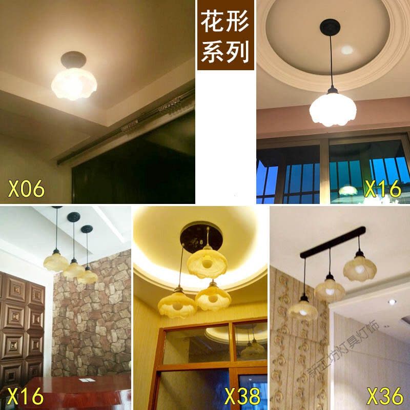 苏宁放心购 北欧简约创意欧式客厅小吊灯美式餐厅单个单头玄关阳台走廊过道灯图片