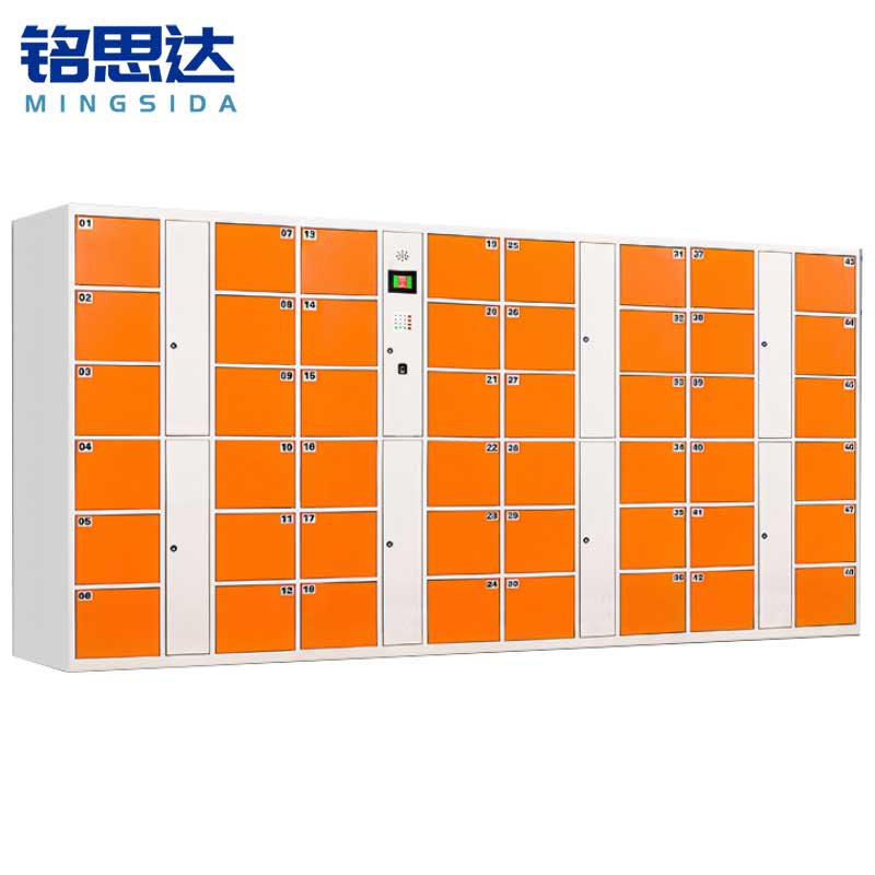 铭思达智能柜48门指纹锁台高清大图