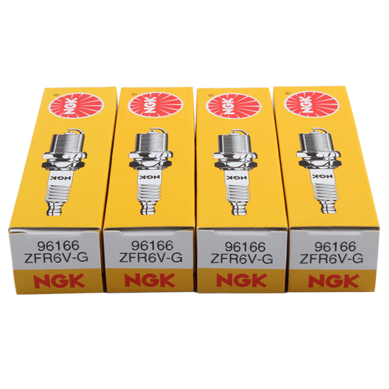 NGK 镍合金火花塞 ZFR6V-G 96166 四支装 科鲁兹/爱唯欧/景程/英朗/宝骏630/奔腾B50B30/森雅