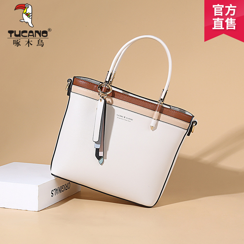 啄木鸟包包女包新款时尚手提包女气质女神单肩斜挎包大容量女大包视频