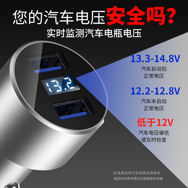 纽曼车载充电器头SX001迷你可爱小巧充电头双usb插孔3.1A输出手机快充汽车用多功能车充点烟插头快充闪充无线高清大图