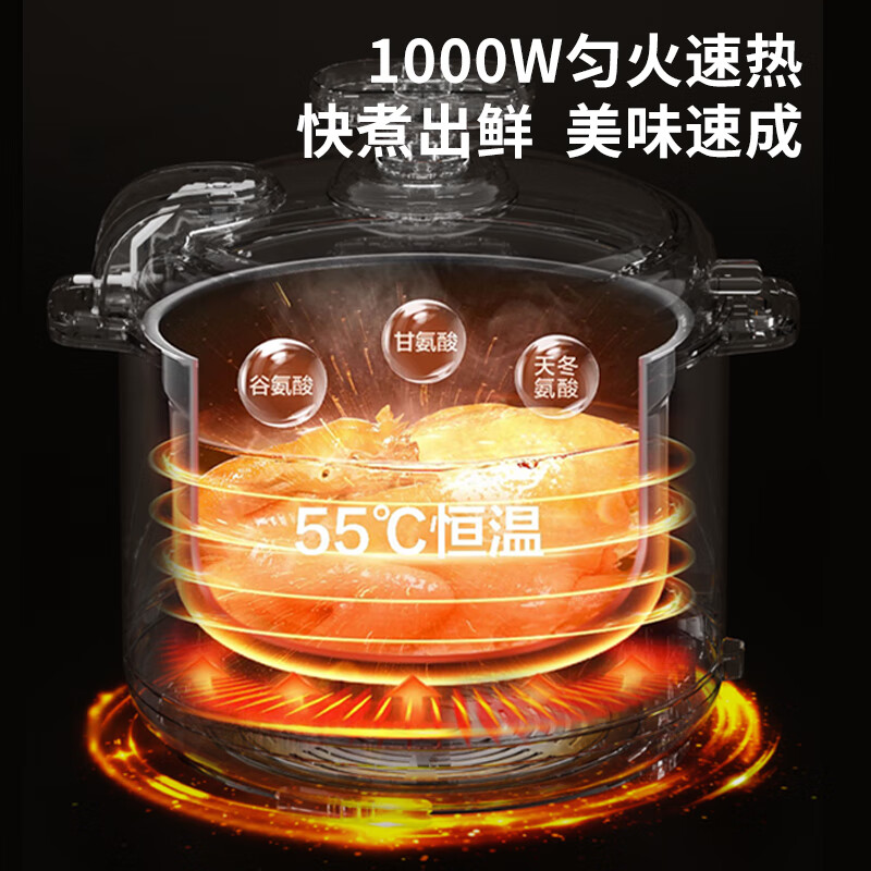 美菱(MELNG)电压力锅(双胆)ML-LC5022高清大图