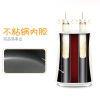 生活元素(LIFE ELEMENT)双管煎蛋器B1 单层立体环形加热不沾内胆家用机械式多功能全自动神器早餐机 可拆卸底座
