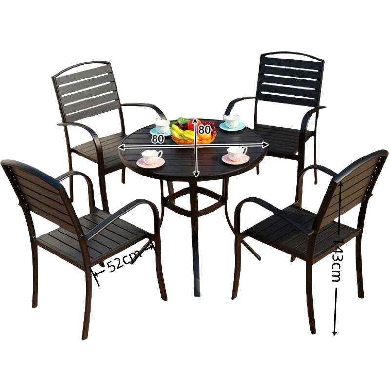 依韵珂一桌四椅80*80cm套高清大图