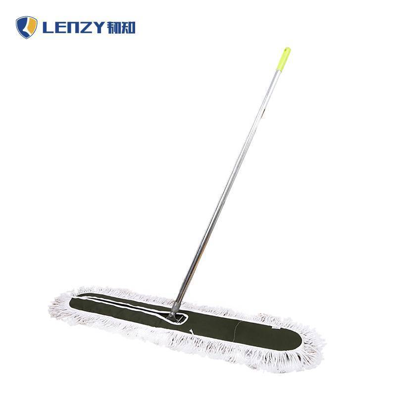 韧知 拖把 平板尘推 绿色整套加厚拖把 60cm 把高清大图