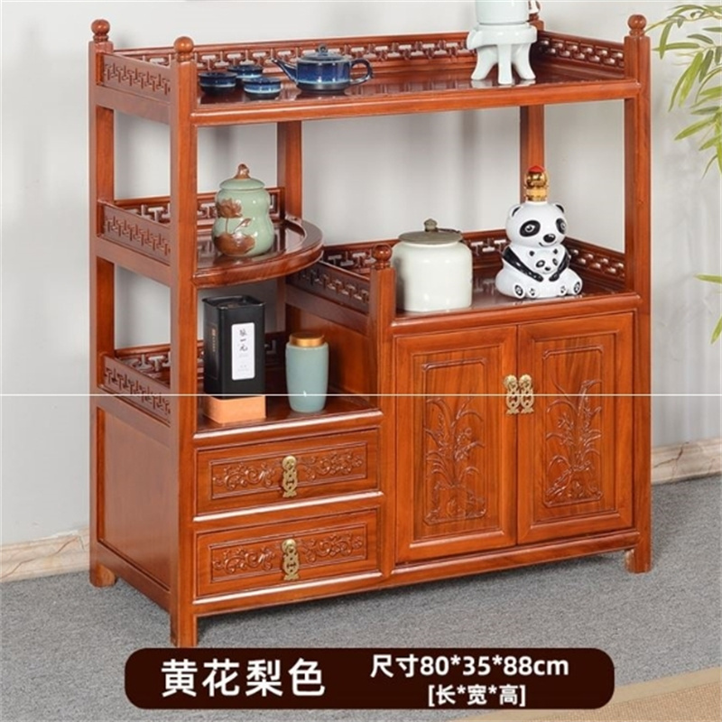 白寅 BY-SMCSG-001 双门黄花梨色 茶水柜高清大图