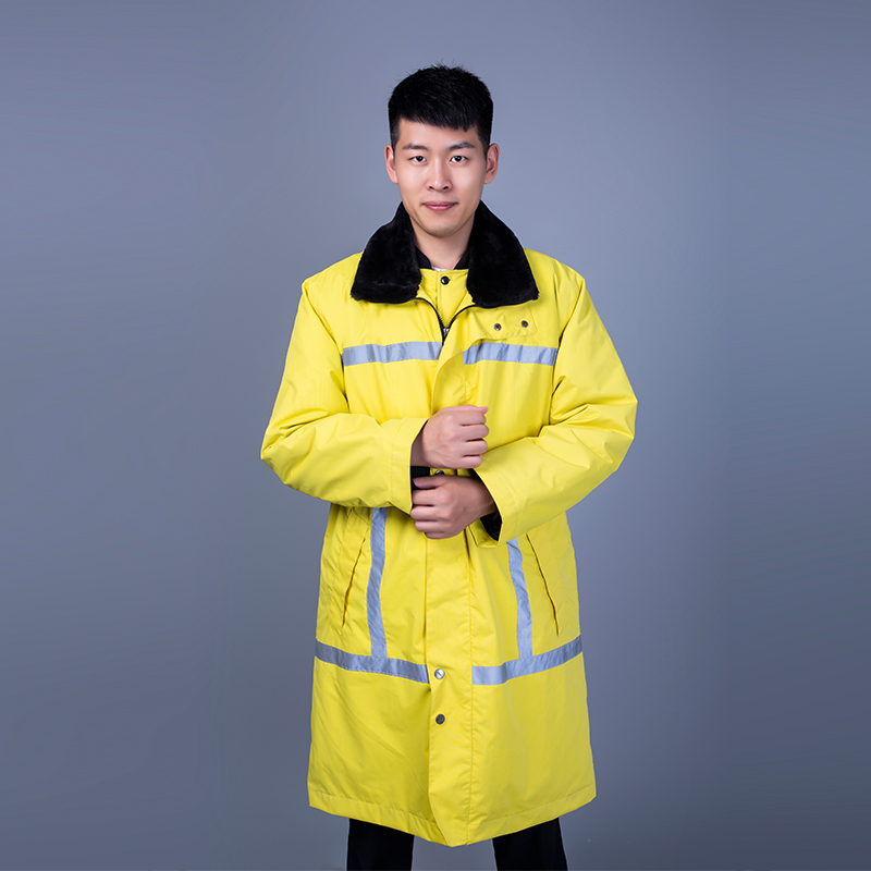 反光防护长大衣高清大图