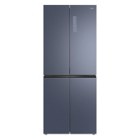 TCL 406P6-U星云蓝 十字风冷双变频 玻璃 冰箱