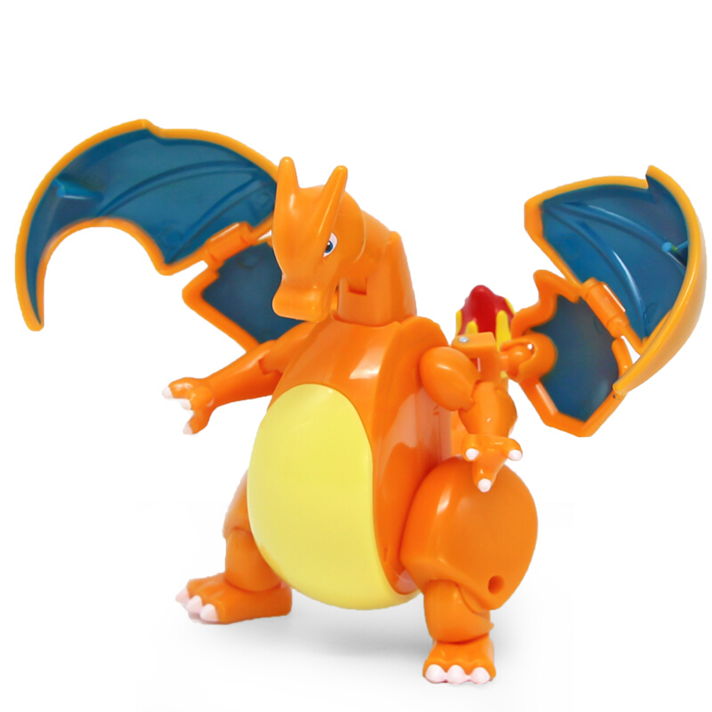 正版神奇宝贝玩具皮卡丘喷火龙水箭龟宠物小精灵宝可梦球公仔手办