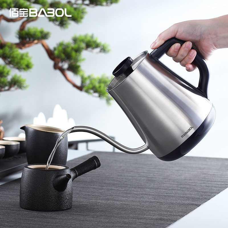Babol/佰宝DCH-803电子茶炉恒温电热烧水壶家用自动断电办公室煮茶不锈钢国产温控器底盘加热