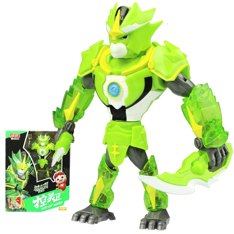 者铁拳虎大电影版人偶玩具套装控灵卫6618e神木猿送面具积木文具参数