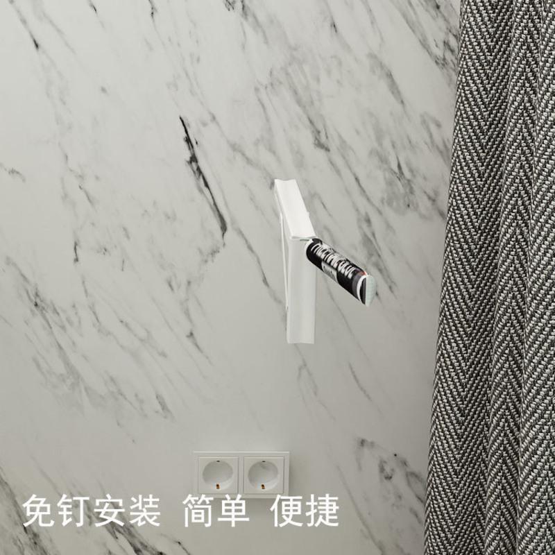 免打孔25*25CM黑色 可折叠置物架免打孔厨房墙上置物板壁挂桌一字隔板电脑折叠书桌子