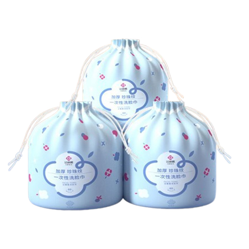 洁丽雅洁面巾3包全棉加厚珍珠纹卷装MRJ255-3