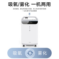 海尔(Haier)6L升医用制氧机带雾化轻音升级遥控款吸氧机家用老人孕妇大屏显示氧气机HYY-Z601W