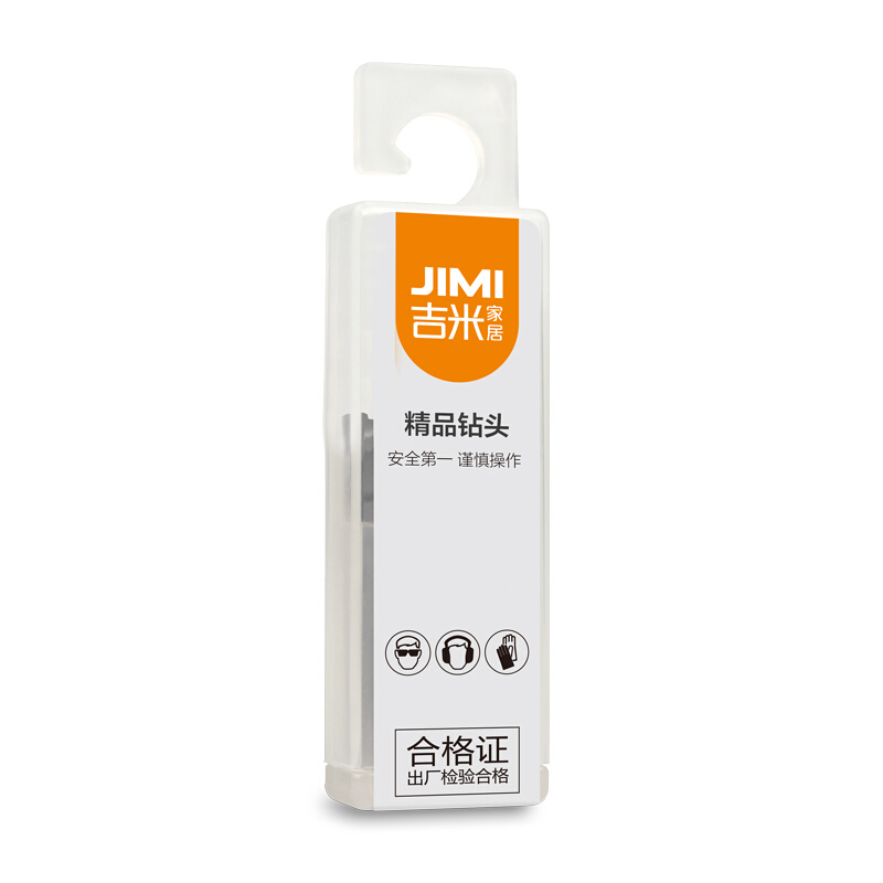 吉米家居 JM-G14303 高速钢麻花钻头手电钻冲击钻头塑料铜铝木工钻电动工具配件3mm10支装