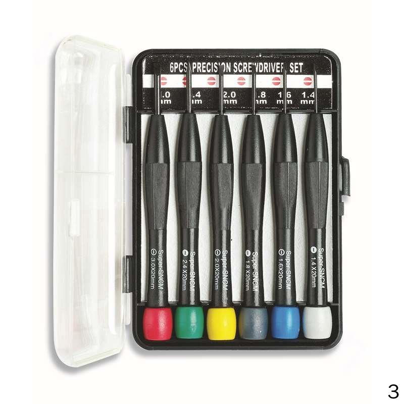 宝工 (Pro’sKit) 8PK-2062 彩头一字钟表起子(6支组) 1套