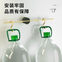 网红毛巾架卫生间轻奢风毛巾杆挂毛巾架子挂架浴室置物架免打孔浴