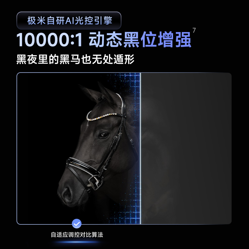 极米Z6X Pro 三色激光旗舰版 1100CVIA 投影仪家用 轻薄投影机高清 一体式云台 2年质保高清大图