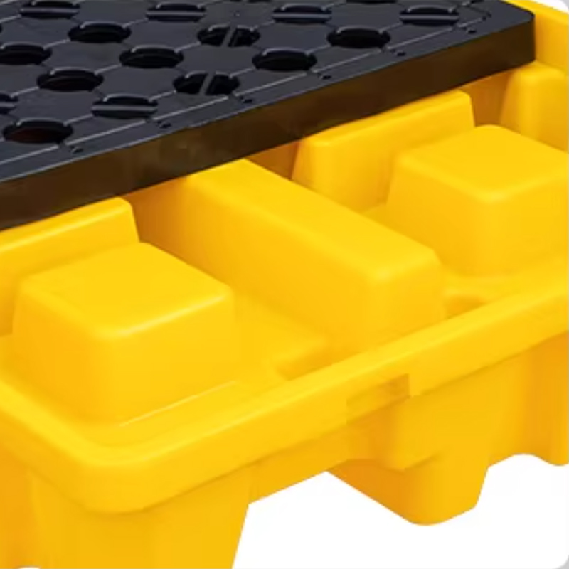 臻远ZY-TP-10防泄漏塑料托盘防渗漏托盘防潮货物托盘 吨桶托盘款高清大图