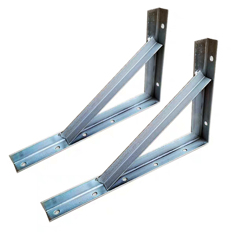 vltis自驾野营 定制t型电缆桥架固定支架 镀锌支架(含配件)130*130*28